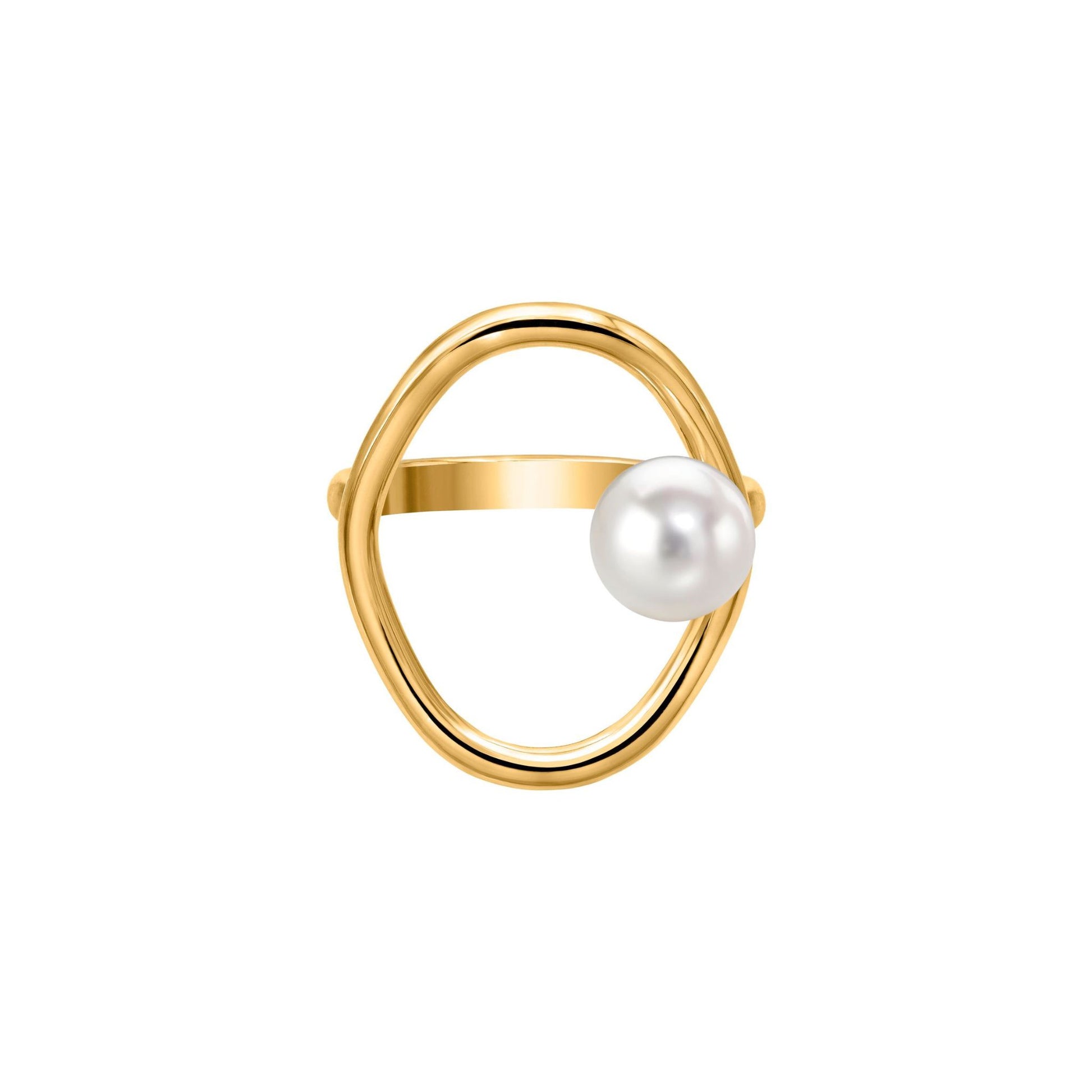 MOON PEARL RING - AEQEA