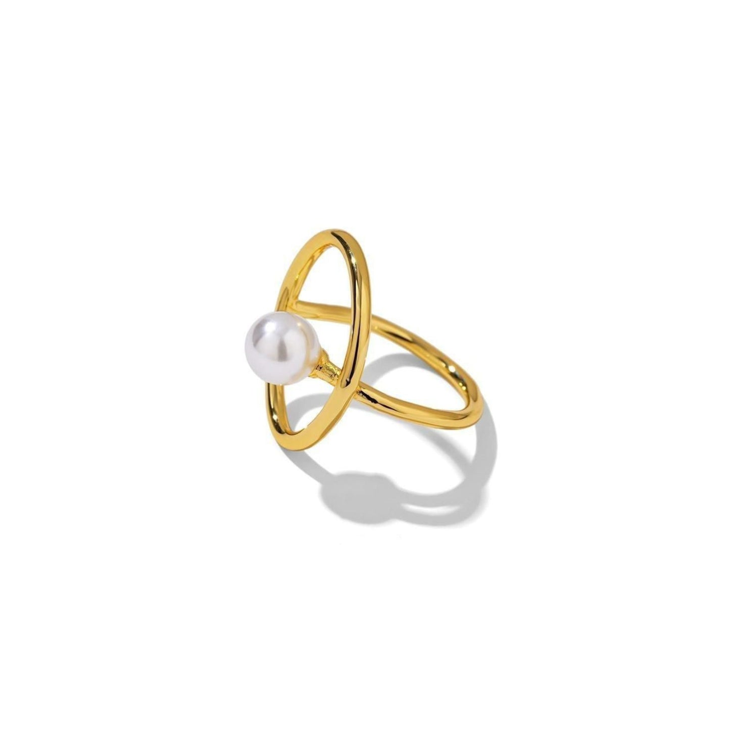 MOON PEARL RING - AEQEA