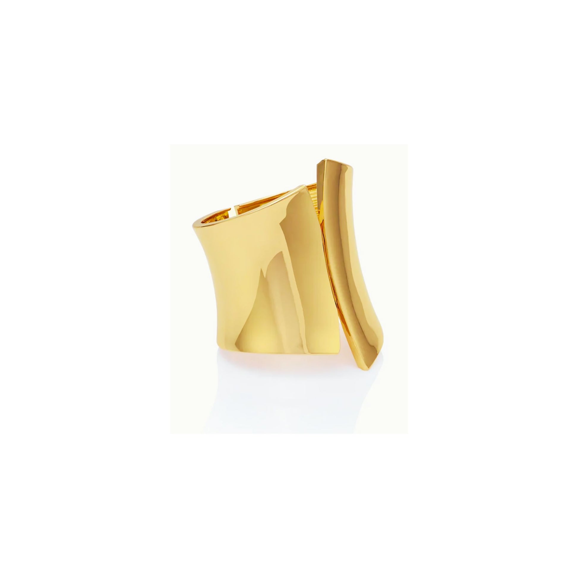 GOLD XXL GOLDEN HORIZON CUFF - AEQEA