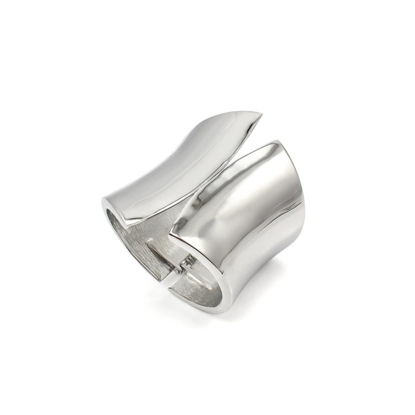 SILVER XXL HORIZON CUFF - AEQEA