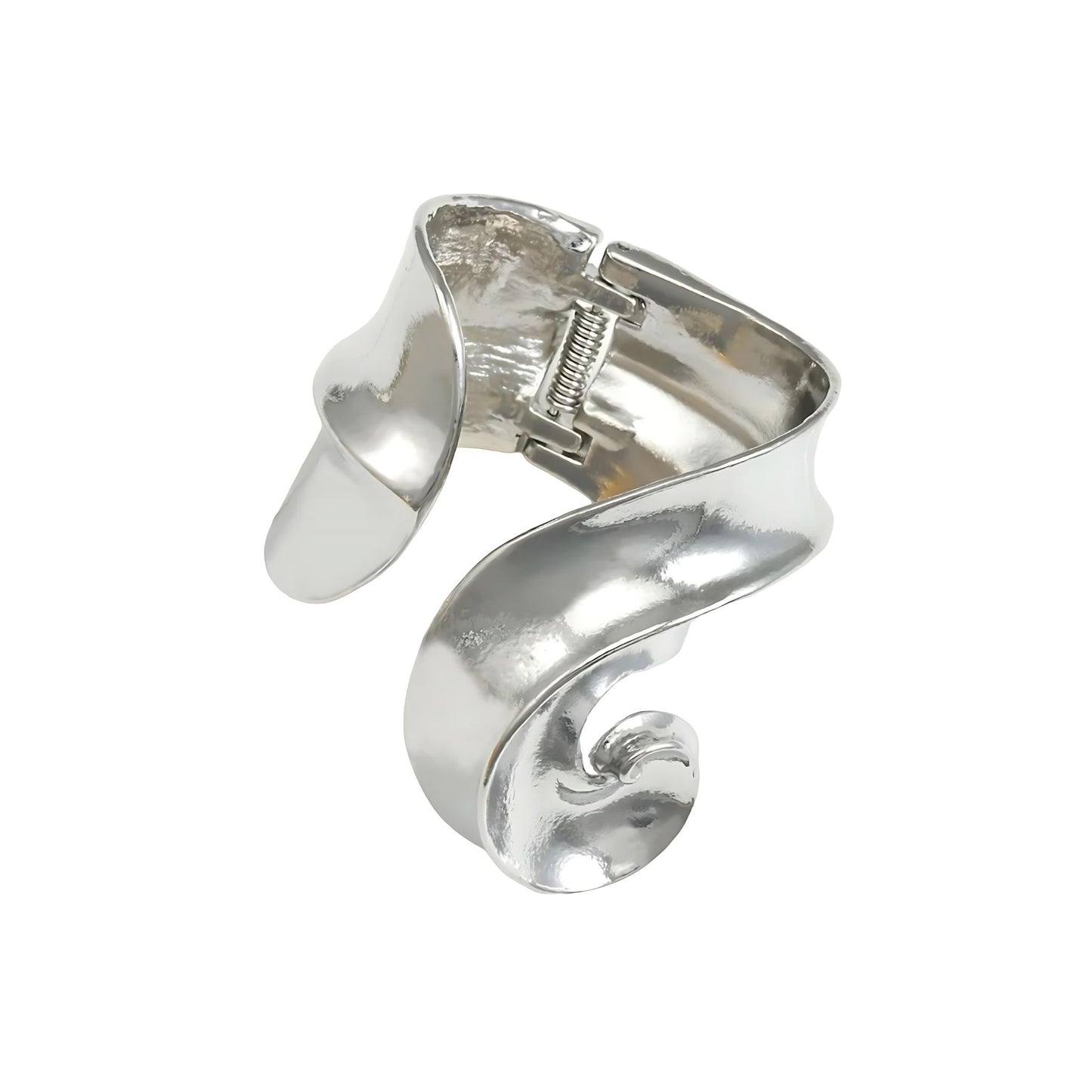 SILVER TIDAL WAVE CUFF - AEQEA