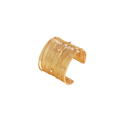 GOLDEN STRANDS CUFF - AEQEA 