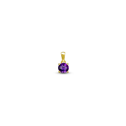 ROUND ZIRCONIA PURPLE CHARM - AEQEA