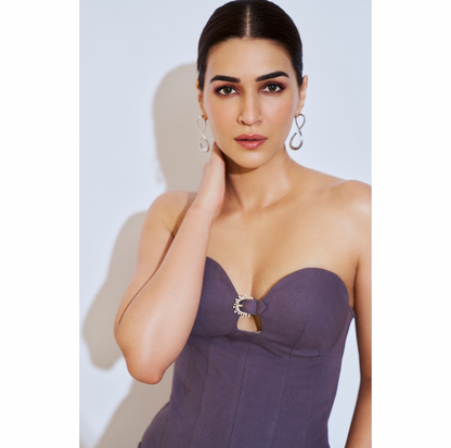 KRITI SANON - SILVER BREEZE EARRINGS - AEQEA