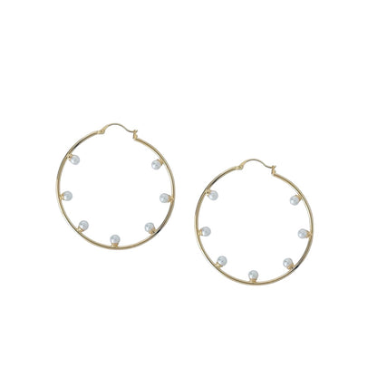 PEARLESCENT ORBIT HOOPS