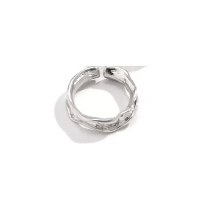 SILVER STACEY STACK RINGS - AEQEA