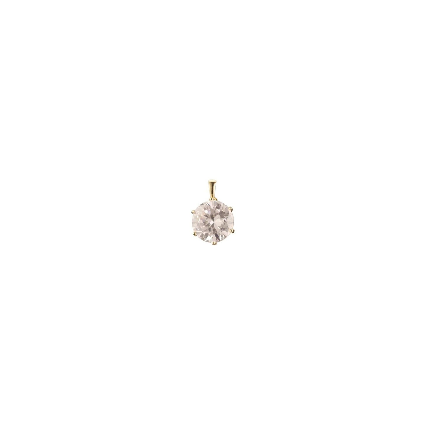 ROUND ZIRCONIA WHITE CHARM - AEQEA