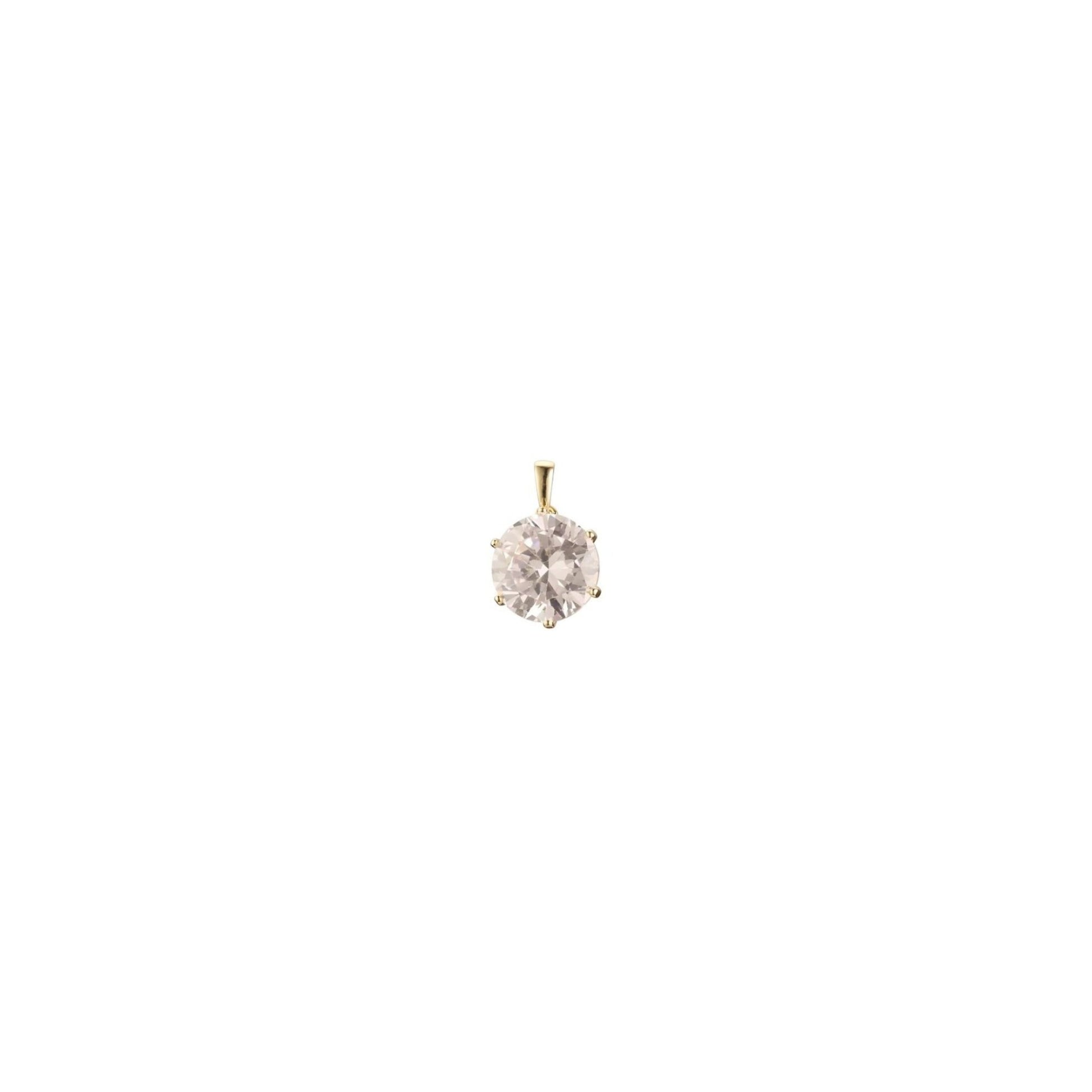 ROUND ZIRCONIA WHITE CHARM - AEQEA